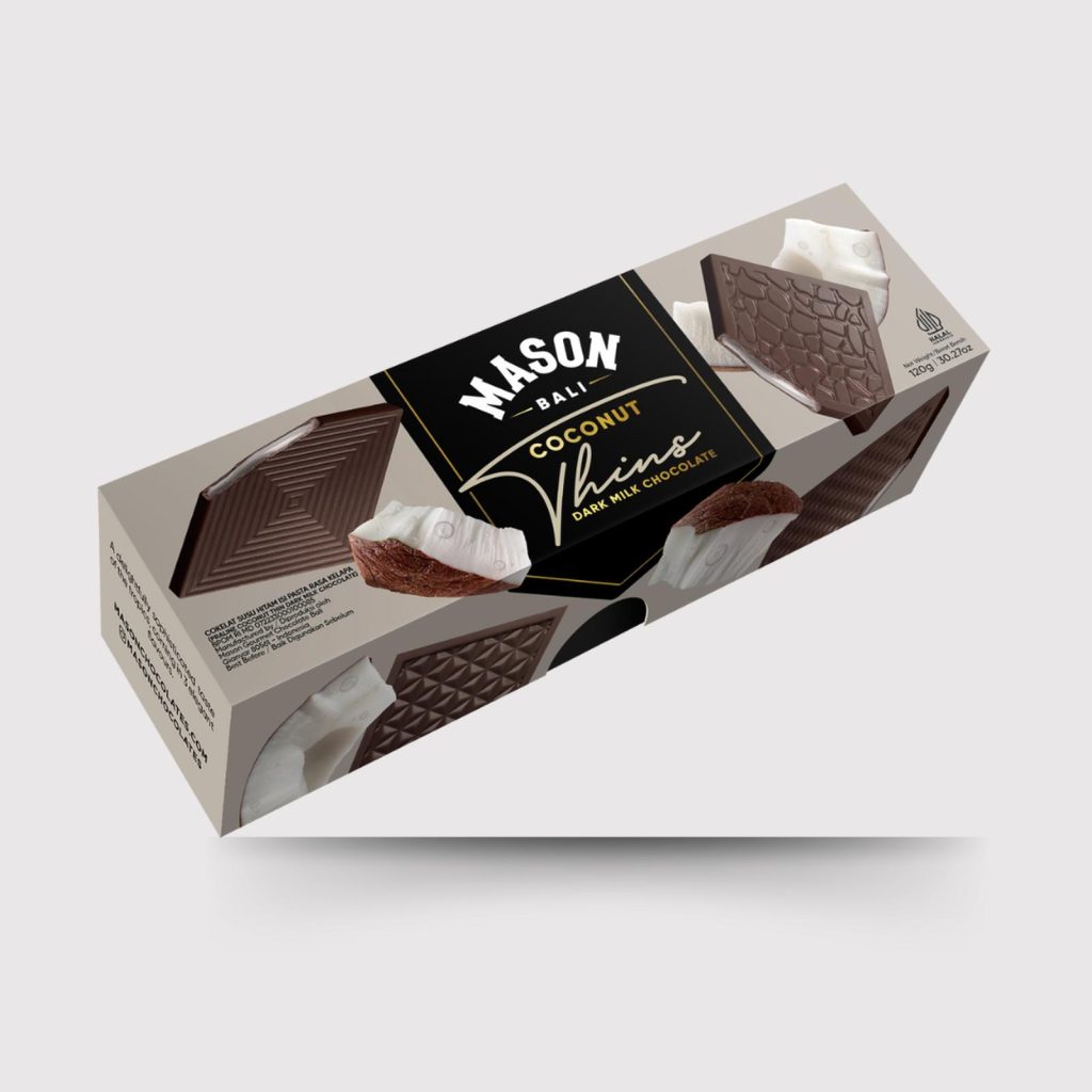 20pcs of Dark Milk Coconut Thins