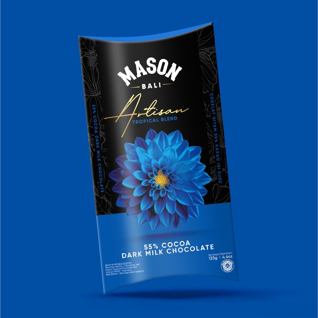 55% Cocoa Dark Milk Chocolate Bar (125g)