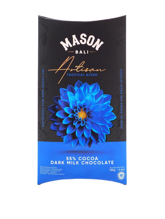 55% Cocoa Dark Milk Chocolate Bar (125g) 2