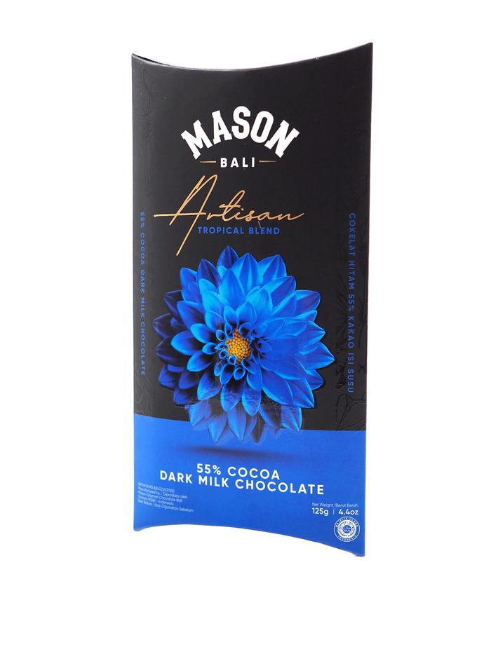 55% Cocoa Dark Milk Chocolate Bar (125g) 3