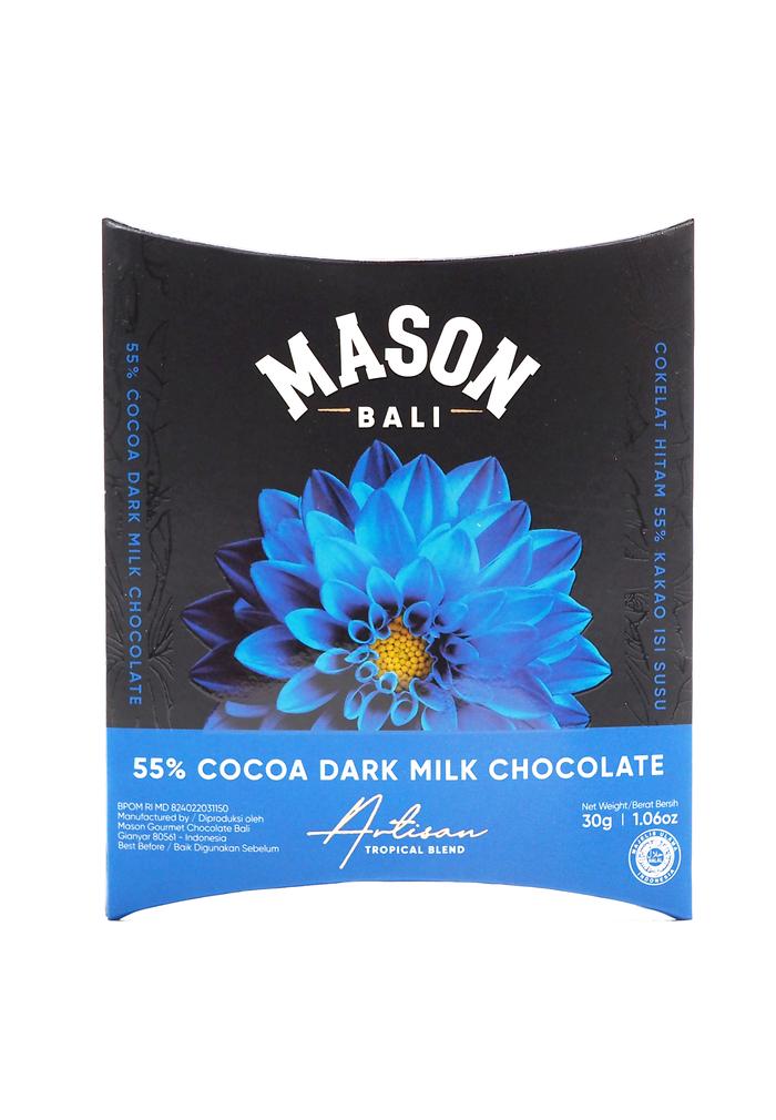 55% Cocoa Dark Milk Chocolate Bar (30g) 2