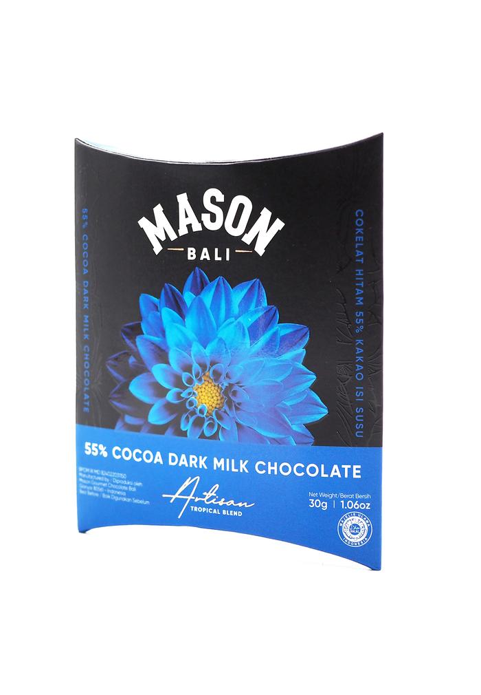 55% Cocoa Dark Milk Chocolate Bar (30g) 3